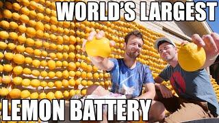 World's Largest Lemon Battery