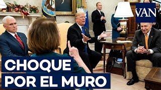 Choque televisivo entre Trump y los demócratas por el muro