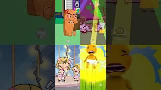 George Pig Turns Into A Rock Guitarist #peppapig #shorts #tadc #trend #animationmeme #short