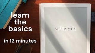 Supernote features beginner guide (2022) | basic tutorial on keywords, Kindle & more