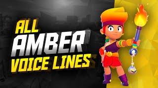 AMBER Voice Lines | Brawl Stars