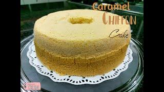 Easy to Bake Caramel Chiffon Cake