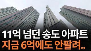 인천 송도, 최고가에 물려버린 투자자들..