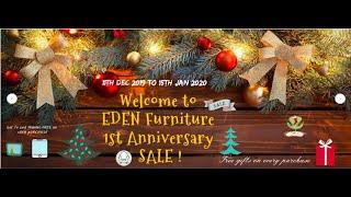 EDEN FURNITURE MARTHANDAM | CHRISTMAS FURNITURE SALE | FREE GIFT WITH EVERY PURCHASE