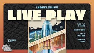 Galactic Cruise (KS) - 3p Teaching & Play-through by Heavy Cardboard