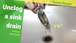 How to Unclog a Sink Drain Without Chemicals - Josh's Garage