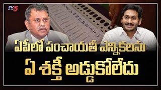 SEC Nimmagadda Ramesh Kumar on AP Panchayat Elections | CM Jagan | TV5 News