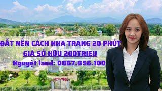 Đất nền giá rẻ cách thành phố Nha Trang 20 phút. Lh [0867.656.100]