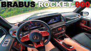 BRABUS ROCKET 900hp MERCEDES G63 POV Test Drive : BRUTAL G-WAGON!!