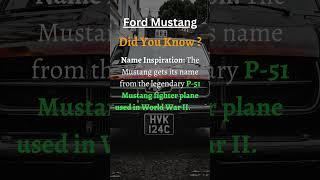 Unveiling the Unknown: 5 Hidden Facts About the Ford Mustang | Part 1 | #mustang #ford
