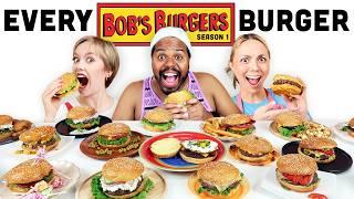 We Make EVERY Burger From Bob's Burgers Season 1!