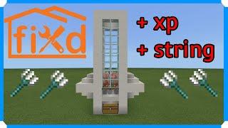 Iron & Gold Farm Fix + XP & String [Minecraft Bedrock Edition]