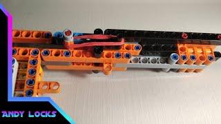 Стреляющий пистолет из Lego technic + tutorial