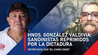 Hnos. González Valdivia, miembros de familia del sandinismo histórico, reprimidos por la dictadura