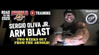 SERGIO OLIVA, JR: MASSIVE ARM TRAINING| 2 WEEKS OUT FROM ARNOLD CLASSIC 2020 | ROAD TO THE ARNOLD |