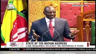 Full State Of The Nation Address By President William Ruto