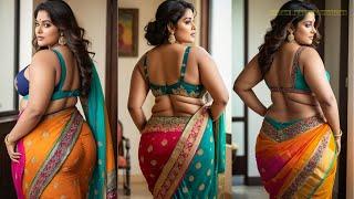 The Elegance of Sarees Celebrating Indian Plus-Size Women in Timeless Grace