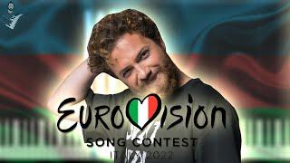 Nadir Rustamli - Fade To Black - Azerbaijan  - Eurovision 2022 | Piano + Partitura / Karaoke /MIDI