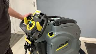 How to Operate & Use a Karcher B40 Battery Floor Scrubber Dryer