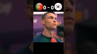 Last Minute Goal by Korea!!! World Cup Group Stage 2022 #football #shorts #ronaldo