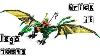 Lego Ninjago Skybound 70593 The Green NRG Dragon Speed Build - Brick It