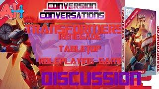 Conversion Conversations: Renegade Transformers Tabletop Roleplaying Game