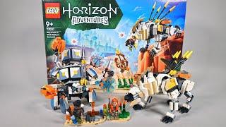 Great poseable creatures - LEGO Horizon Adventures Aloy & Varl vs. Shell-Walker & Sawtooth 77037