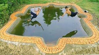 Primitive Daily Life : Build  Underground Swimming Pool