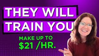NO EXPERIENCE NEEDED ! Easy Work From Home Jobs That Train You!