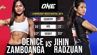 Women’s MMA Firefight  Denice Zamboanga vs. Jihin Radzuan