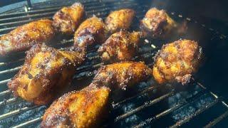 Incredible Smoked Spicy Chicken Wings!!