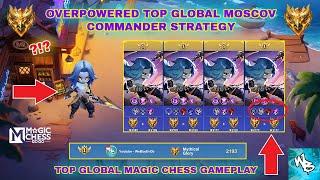 NEW TOP GLOBAL MOSKOV COMMANDER COMBO  -  BEST MAGIC CHESS STRATEGY - MAGIC CHESS GO GO