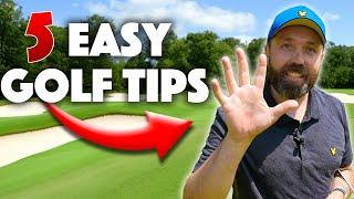 5 EASY ways to become a consistent golfer! (Anyone can do!)