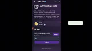 LUNA & UST Crash Explained | Part 3 | TapSwap Code Today