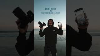 Iphone 14 Pro vs $5000 Cinema Camera! #shorts