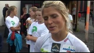 Therese Johaug på NEAS Sommerskiskole 2011 (del 1). Toppidrettsveka.