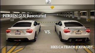 Perrin Exhaust vs HKS Exhaust! Subaru BRZ