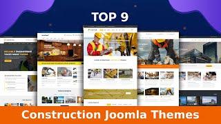 Top 9 Construction Joomla Themes | Best Premium Construction Joomla Themes | Wpshopmart