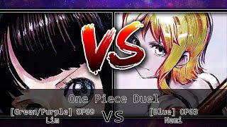 One Piece Card Game Duel #125 - [Green/Purple] OP09 Lim vs [Blue] OP03 Nami