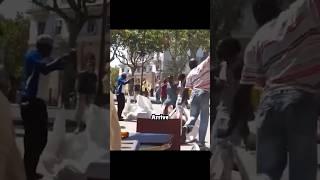 Escape Tactics Of Barcelona Street Vendors.