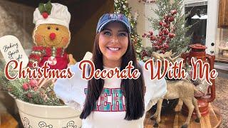 Christmas Decorate With Me 2024!Traditional Christmas Decor & Ollny Twinkle Lights @ParadisePoint.