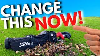 Make These Changes To Your Golf Bag NOW!!!