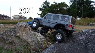 1/10 RC Car / Axial SCX10 III Jeep Wrangler Rubicon RTR - Unboxing & First Run 2021