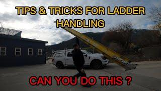 Roofing/Telecom Ladder Handling Guide