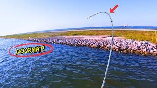 Dauphin Island Flounder Fishing! I Finally found the ONE FISH I was looking for! Rocks=Big Flounder