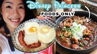 I Only Ate Disney Princess Foods For 24 Hours