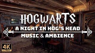 Relaxing Night at Hog's Head Inn | 4K Harry Potter Music & Ambience