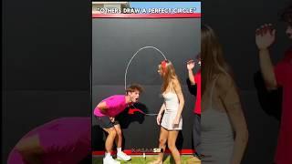 others draw a perfect circle vs this guy #shorts