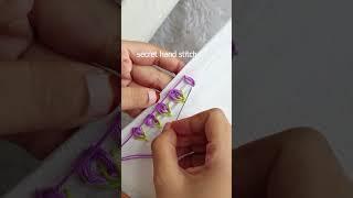 simple lace embroidery design #embroidery #art #shorts