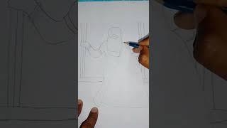 WOMAN SWINGING ON A SWING #PAWAN ART #trending  #viral #short #youtuber #craft